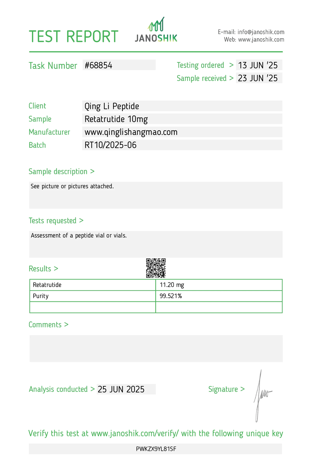 Peptide Angel GGG