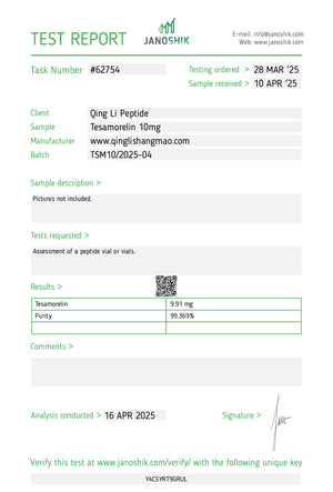 Peptide Angel Tesamorelin