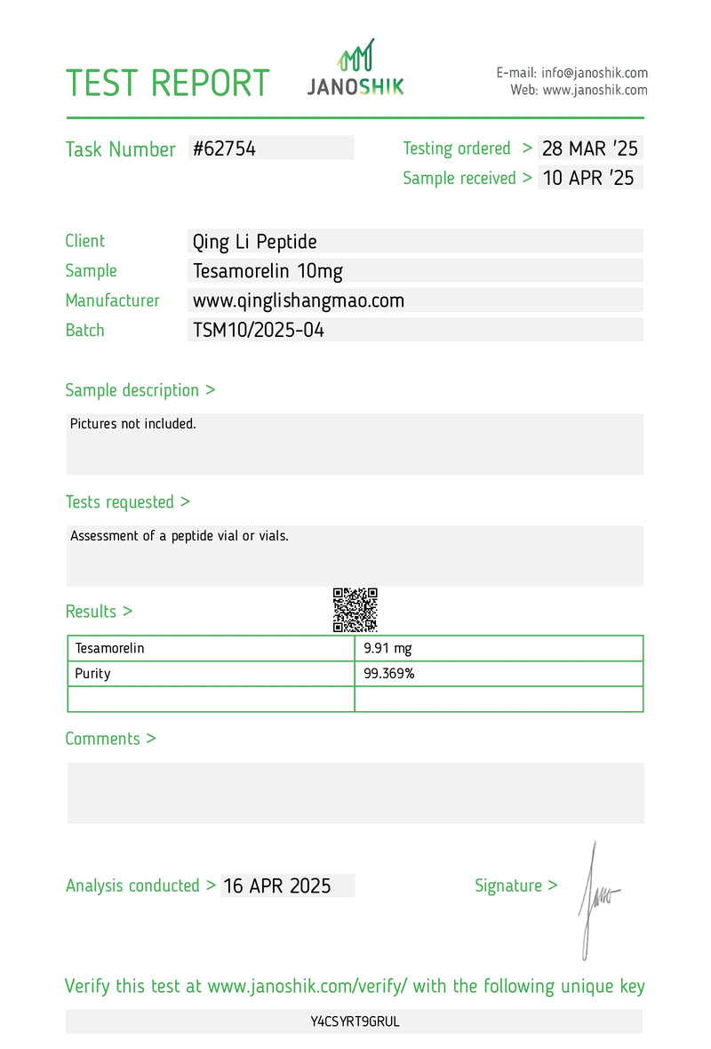 Peptide Angel Tesamorelin